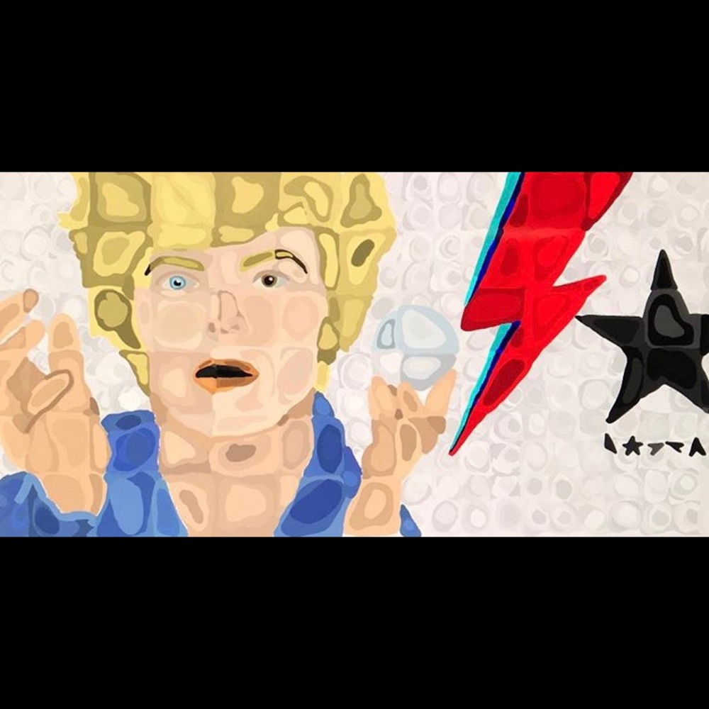 David Bowie art piece prints